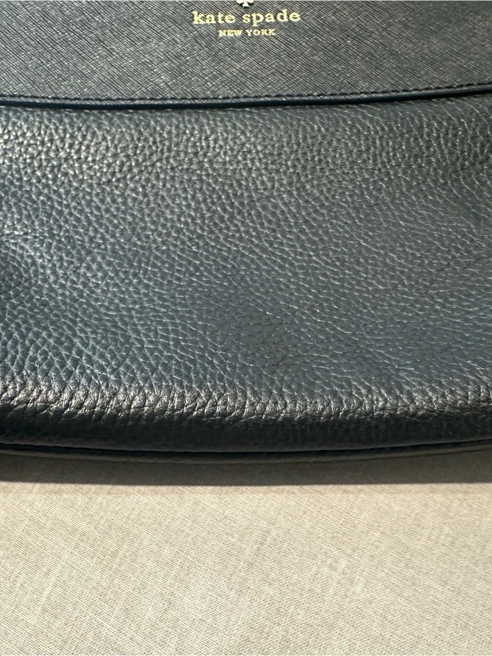 kate spade New York Black Leather Crossbody Bag